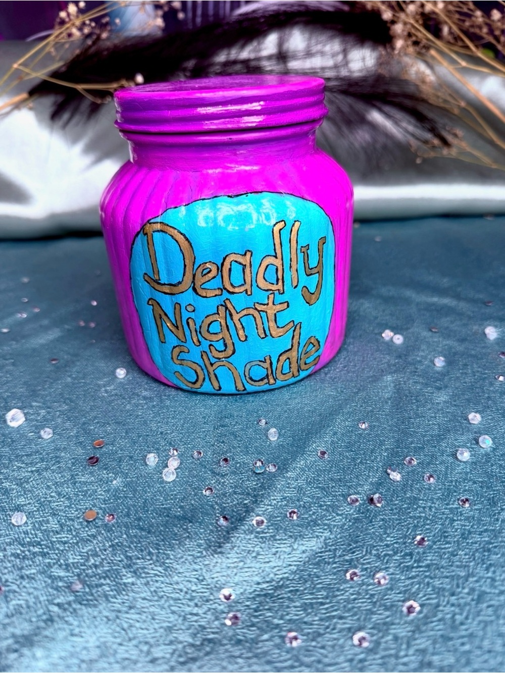Deadly Night Shade Nightmare Before Christmas Apothecary Decorative Jar